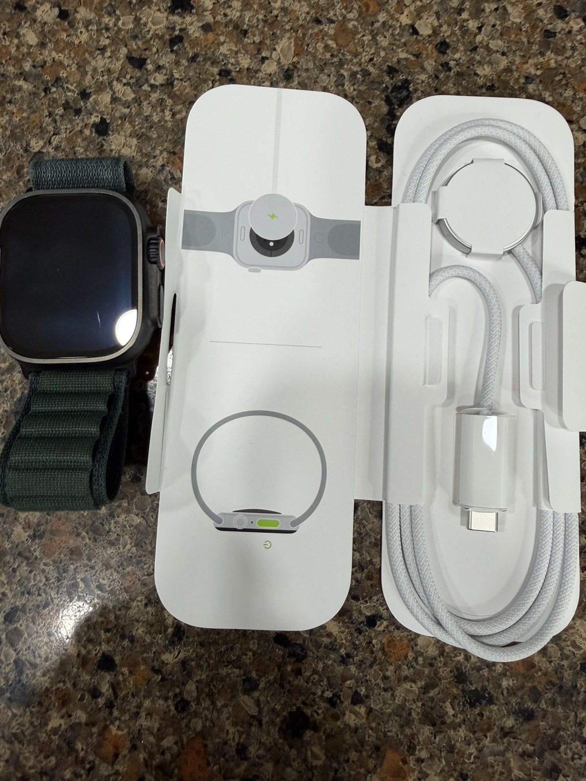 Apple Watch Ultra 2 49mm Silver Titanium – Excellent Used Cond – alpine band 98%