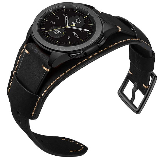 Leather Wristwatch Band for Samsung Galaxy Watch 5 Pro/Watch 4/Classic 42mm 46mm
