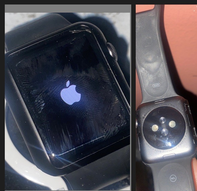 Apple Watch Series 7000 For P&R (shows Apple Logo On Cord) +Oem Apple Band