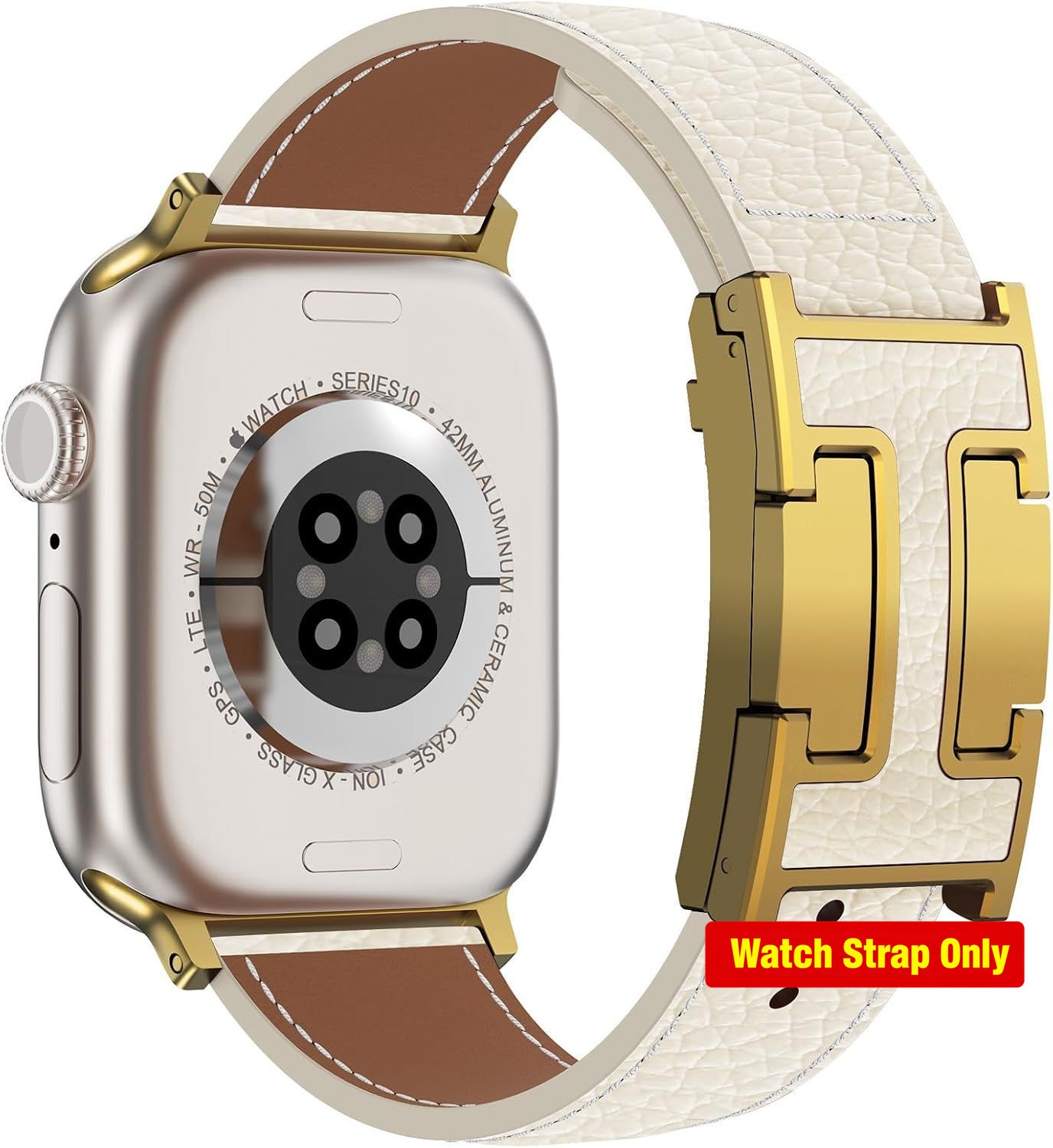 Leather Magnetic Strap Compatible with Apple Watch Ultra 49mm 46mm 45mm