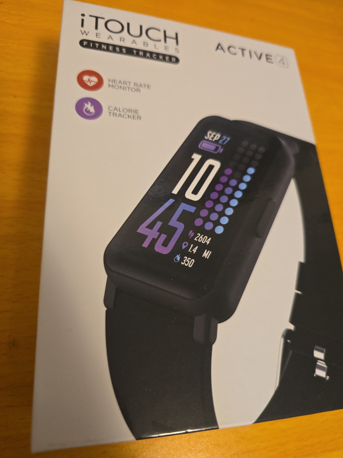 Itouch Wearables Fitness Tracker Active 4 Smartwatch – Black