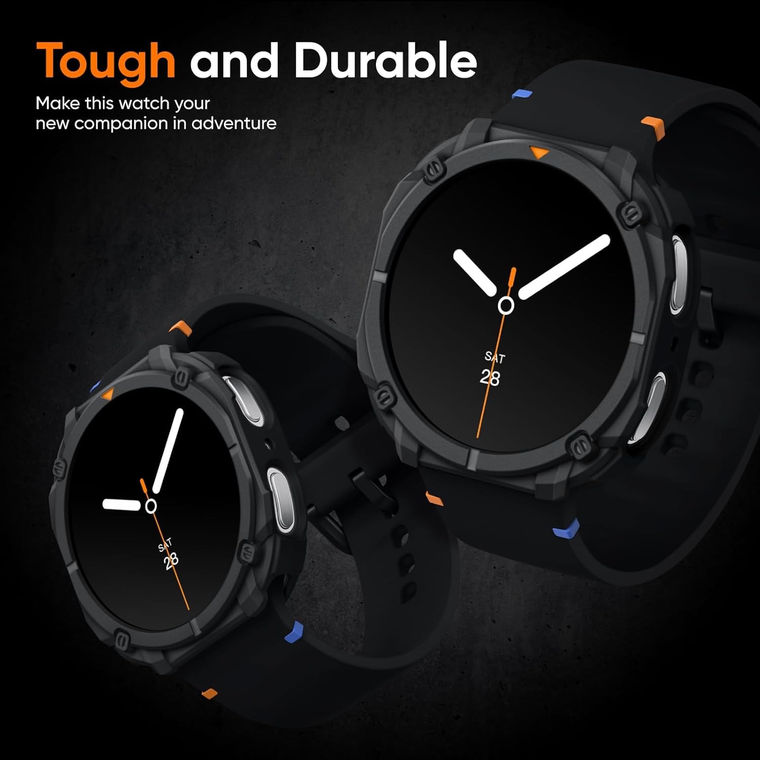 Rugged Case For Samsung Galaxy Watch Ultra 47mm, Galaxy Watch 8 40mm/44mm