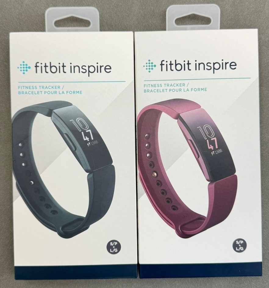NEW Fitbit Inspire 1 Smartwatch Fitness & Wellness Tracker With S&L Wristband