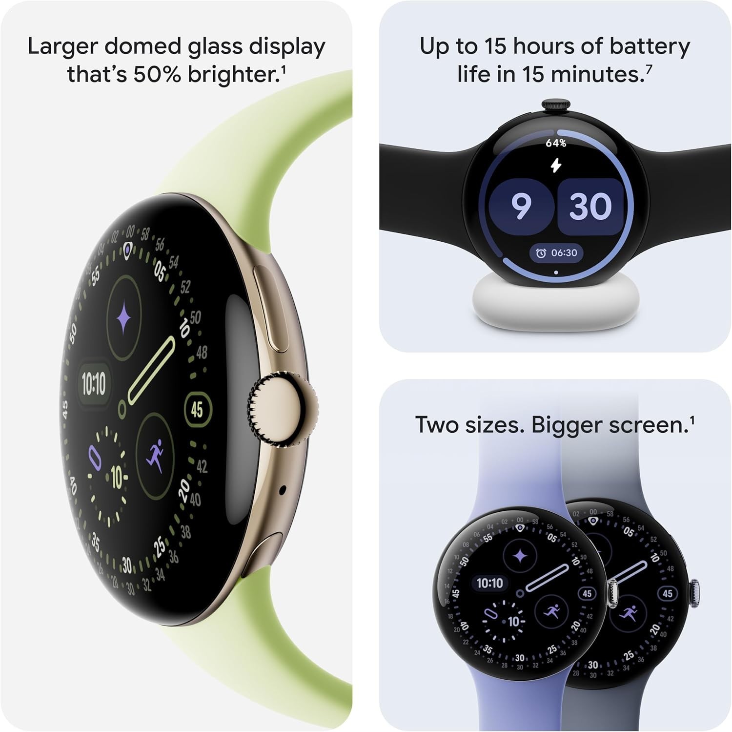 Google Pixel Watch 4 41mm Wi-Fi Champagne Gold Lemongrass Smartwatch