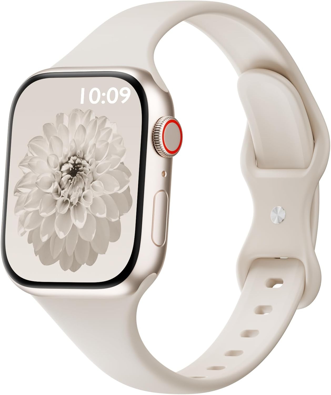 Thin Sport Silicone Band for Apple Watch 38mm 40mm 41mm 42mm 44mm 45mm 49mm