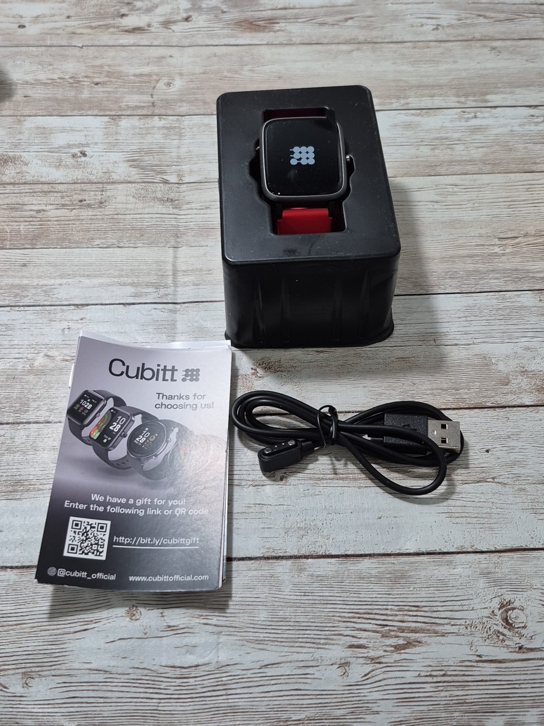 Cubitt CT2S Series 2 Smartwatch Fitness Tracker Red