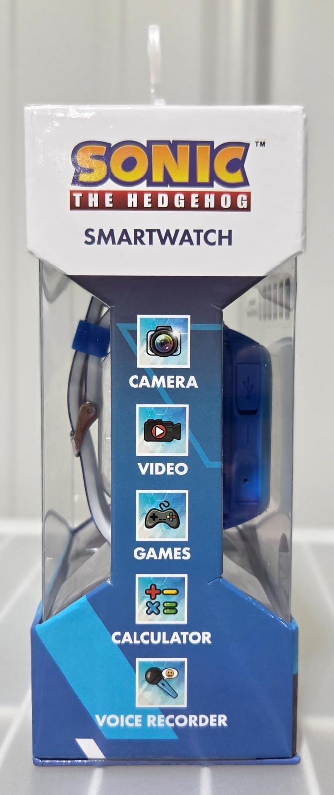 Sonic the Hedgehog Touchscreen Kids’ Smart Watch w/ Silicone Strap & 6 Games