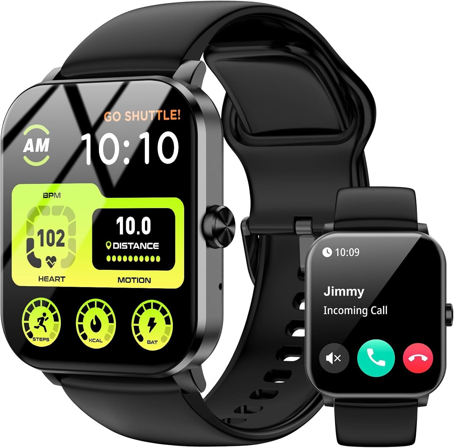 Jacoosa HD Smart Watch 1.85″ Men Women (Answer/Make Calls) Fitness TRACKER IP68