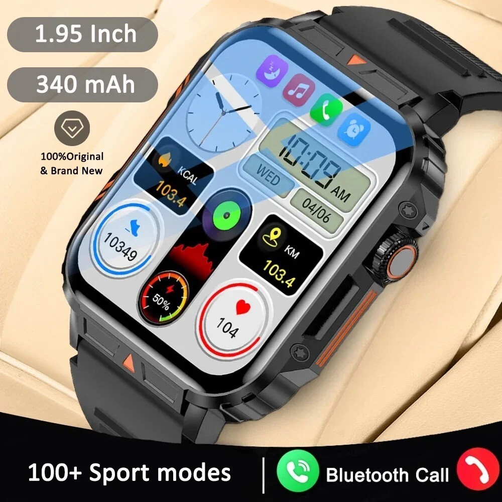 Smartwatch Screen Health Monitoring Watches Waterproof Sport Fitness Smart Watch