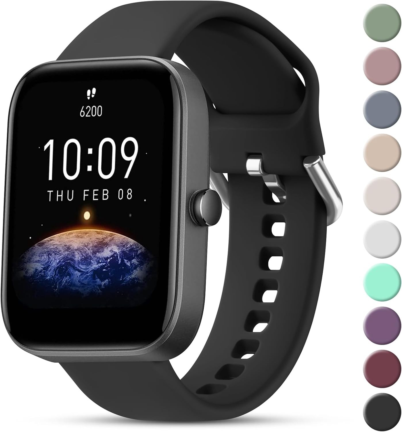 Soft Silicone Band for Amazfit GTR 3 / GTS 4 Mini 20mm Quick Release Strap