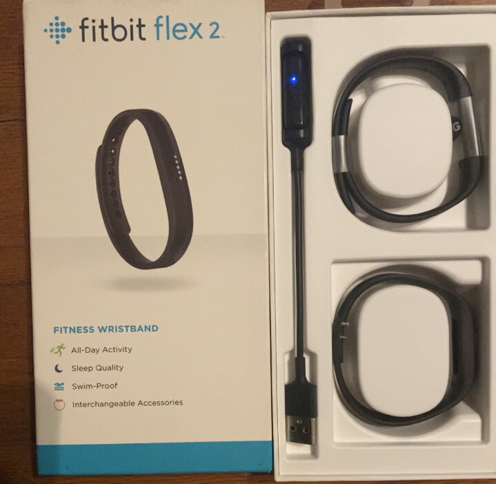 Fitbit Flex 2 Smart Watch Tracker New Showroom Mdl In Box (open) +Xtra Bands