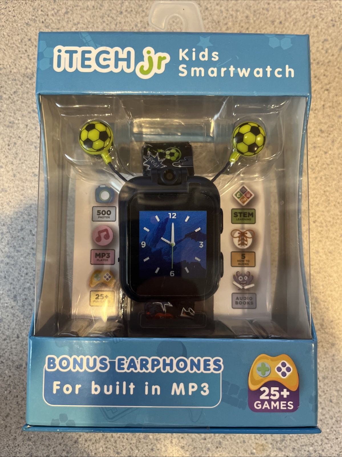🔥NEW SEALED🔥Boys Earbuds & Smartwatch Set – Blue Sports