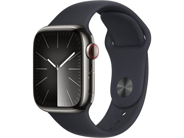 Apple Watch Series 9 (GPS + LTE) 41MM Graphite Stainless Steel Case Midnight