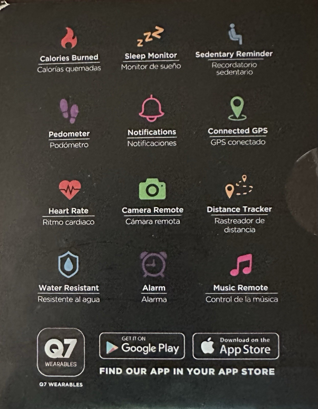 Q7 Smartwatch Unisex, Fitness & Activity Tracker, ETC 2 Watch Bands