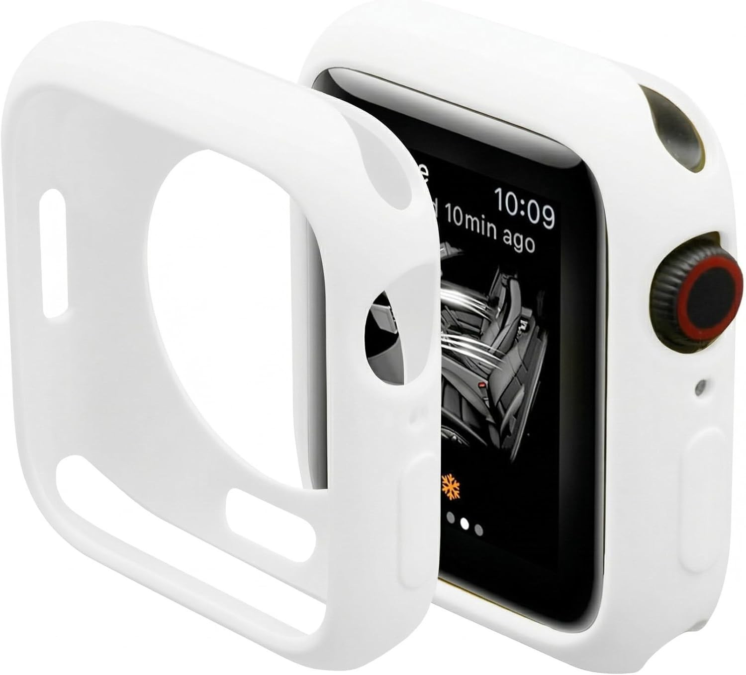 Slim Bumper Case for Apple Watch Series 11/10 46mm Soft Silicone TPU Cover