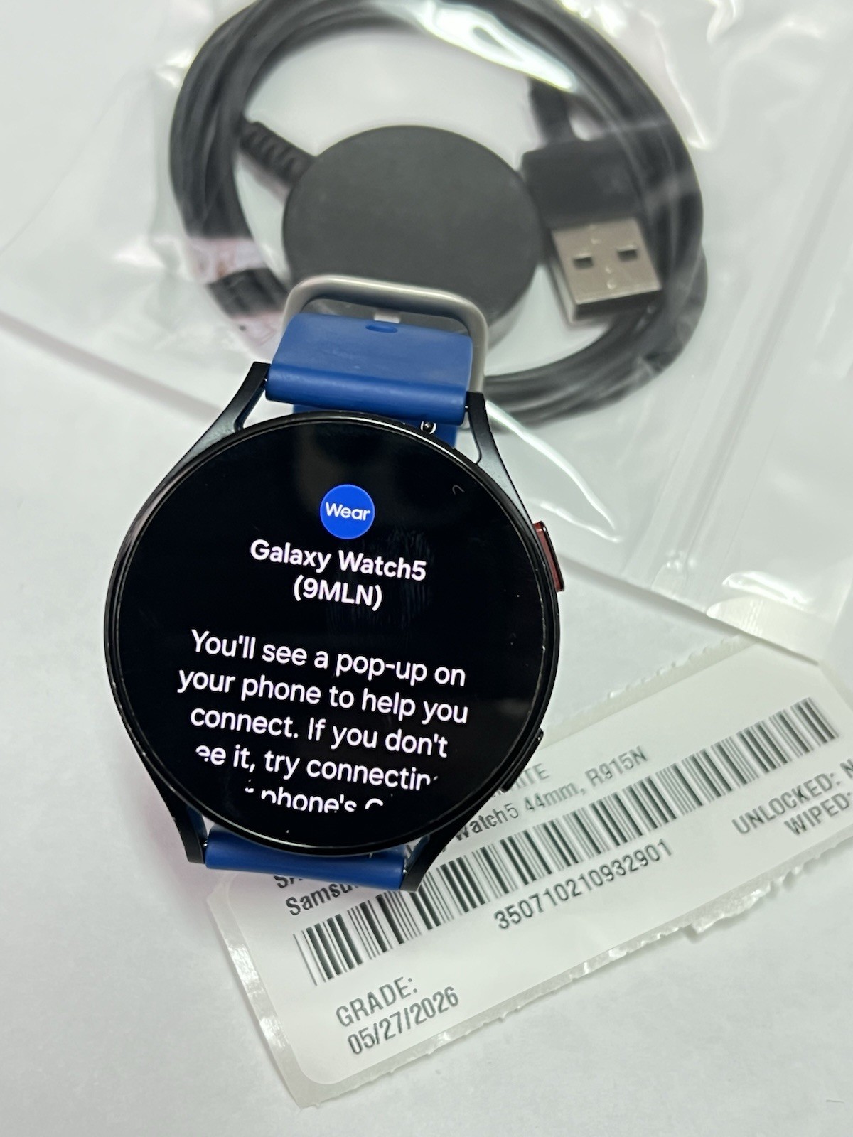 Samsung Galaxy Watch5 44mm Bluetooth GPS Aluminum Watch R915