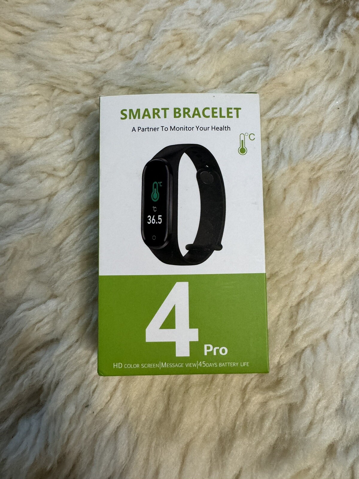 Smart Bracelet 4 Pro HD Color Screen New Untested Health Calories Motion Monitor
