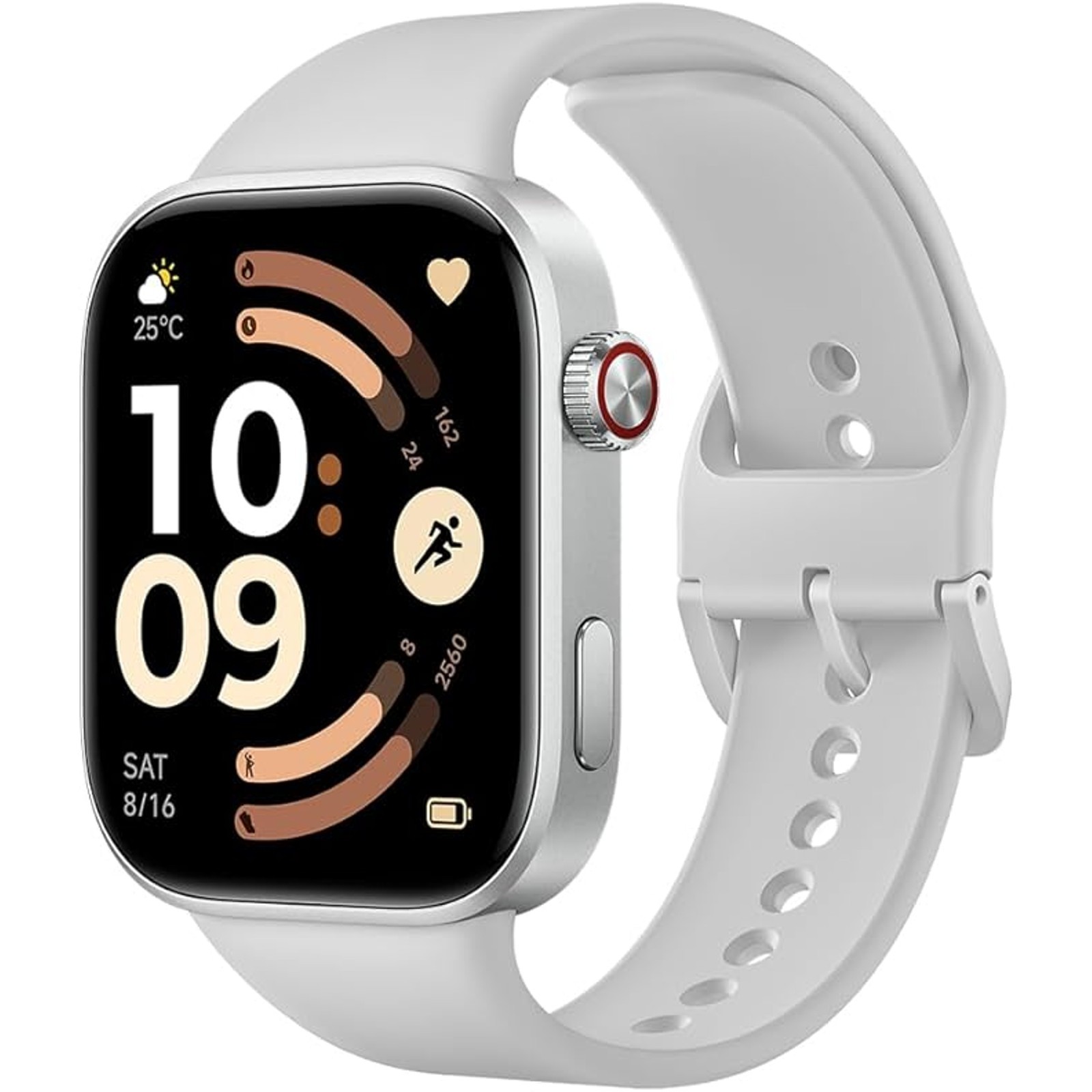 Xiaomi Redmi Watch 6 Smartwatch Silver AMOLED 2.07in 150 Sports GNSS 5ATM 24-Day