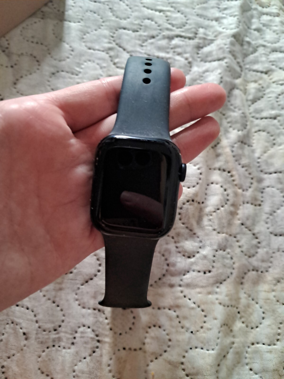 Apple Watch Series 7 GPS+Cellular 41mm Aluminum Midnight Case with…
