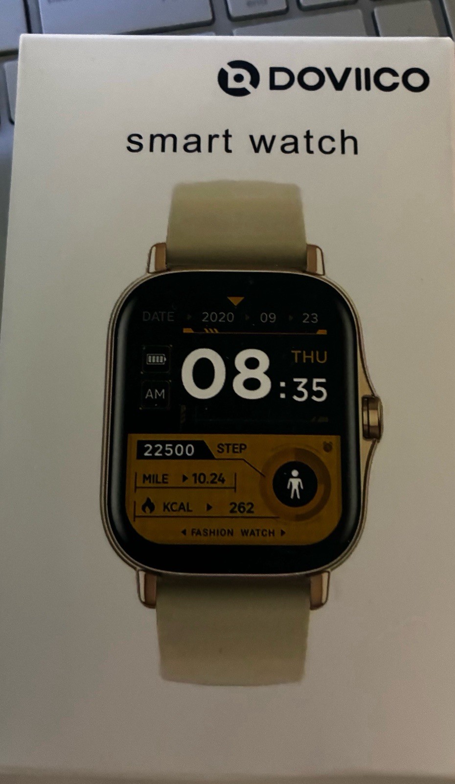 DOVIICO Smart Watch Pink Face And Band Made In China