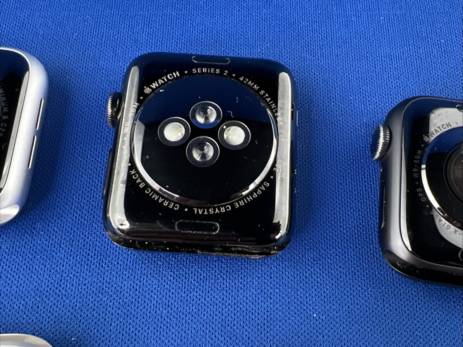 LOT 5x Apple Watch GPS Locked Parts 3x SE 40mm Nike S5 40mm S2 42mm FOR PARTS