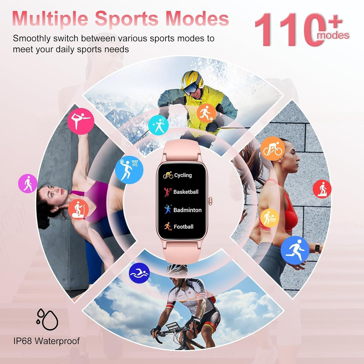 Smart Watch for Women, 1.57″ Smartwatch (Answer/Make Call), 2025 NEW Fitness Tra