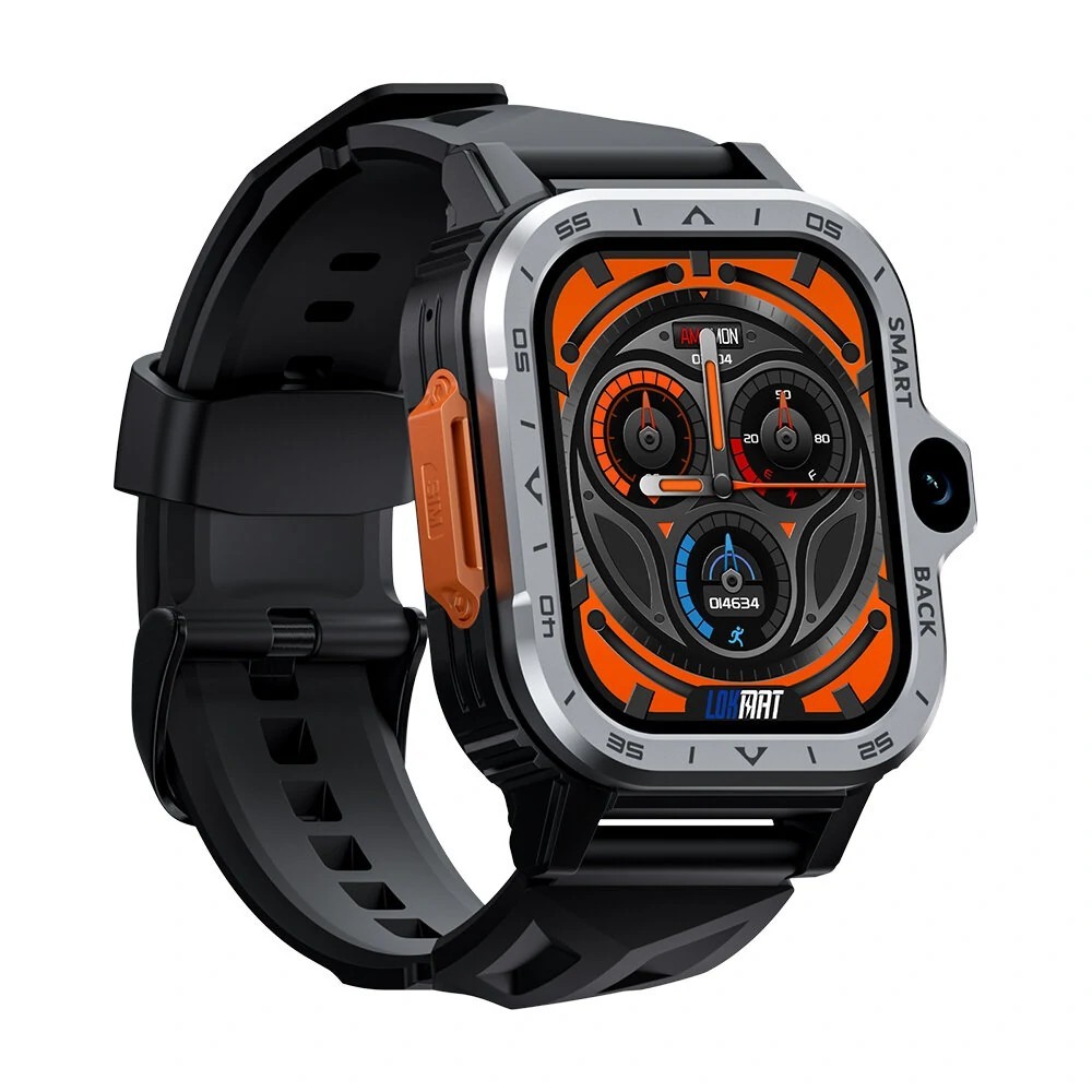 LOKMAT APPLLP 4 MAX 4G LTE Android Smart Watch Phone 2.02″ GPS WiFi Dual Camera