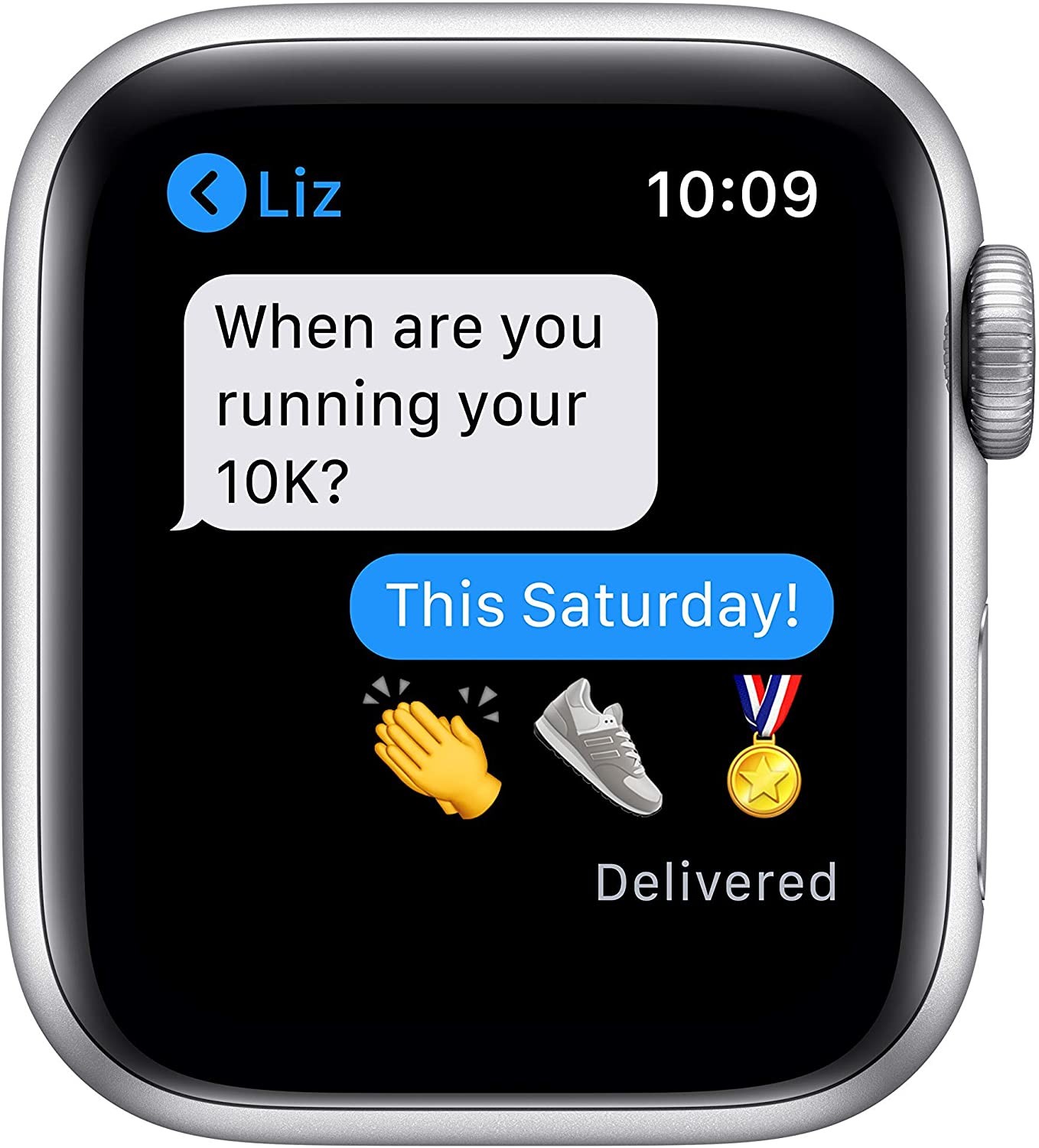 Apple Watch 6 GPS 40mm Silver Aluminum White Sport Band – Scratch & Dent