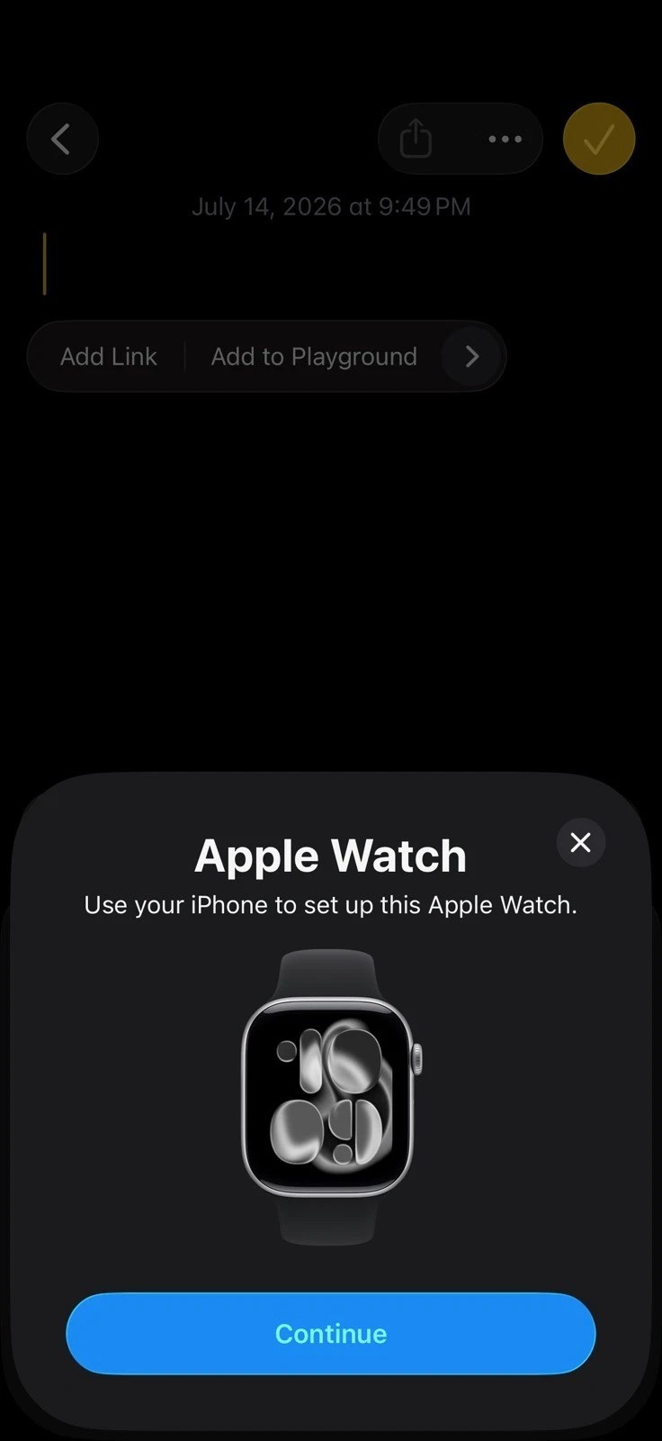 Apple Watch Series 11 42mm GPS Space Gray w/ S/M Black Sport Band MEQW4LW/A