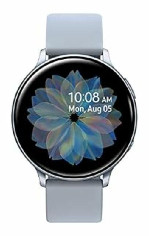 Samsung – Galaxy Watch Active2 Smartwatch Bluetooth 44mm Cloud Silver – SM-R820