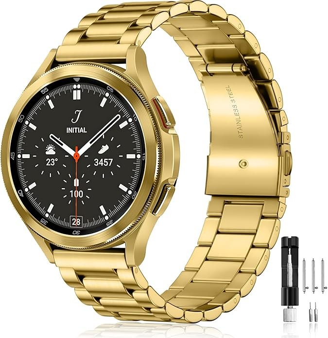 Stainless Steel Strap/Band Compatible with Samsung Galaxy Watch 8 FE 40mm Women