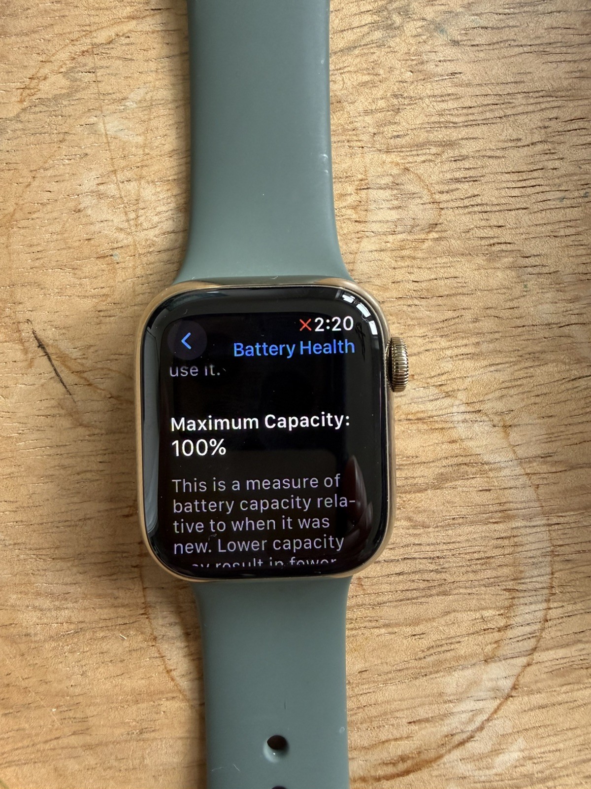 Apple Watch Series 8 41mm Gold Stainless Steel GPS + Cellular Unlocked A2772 32G