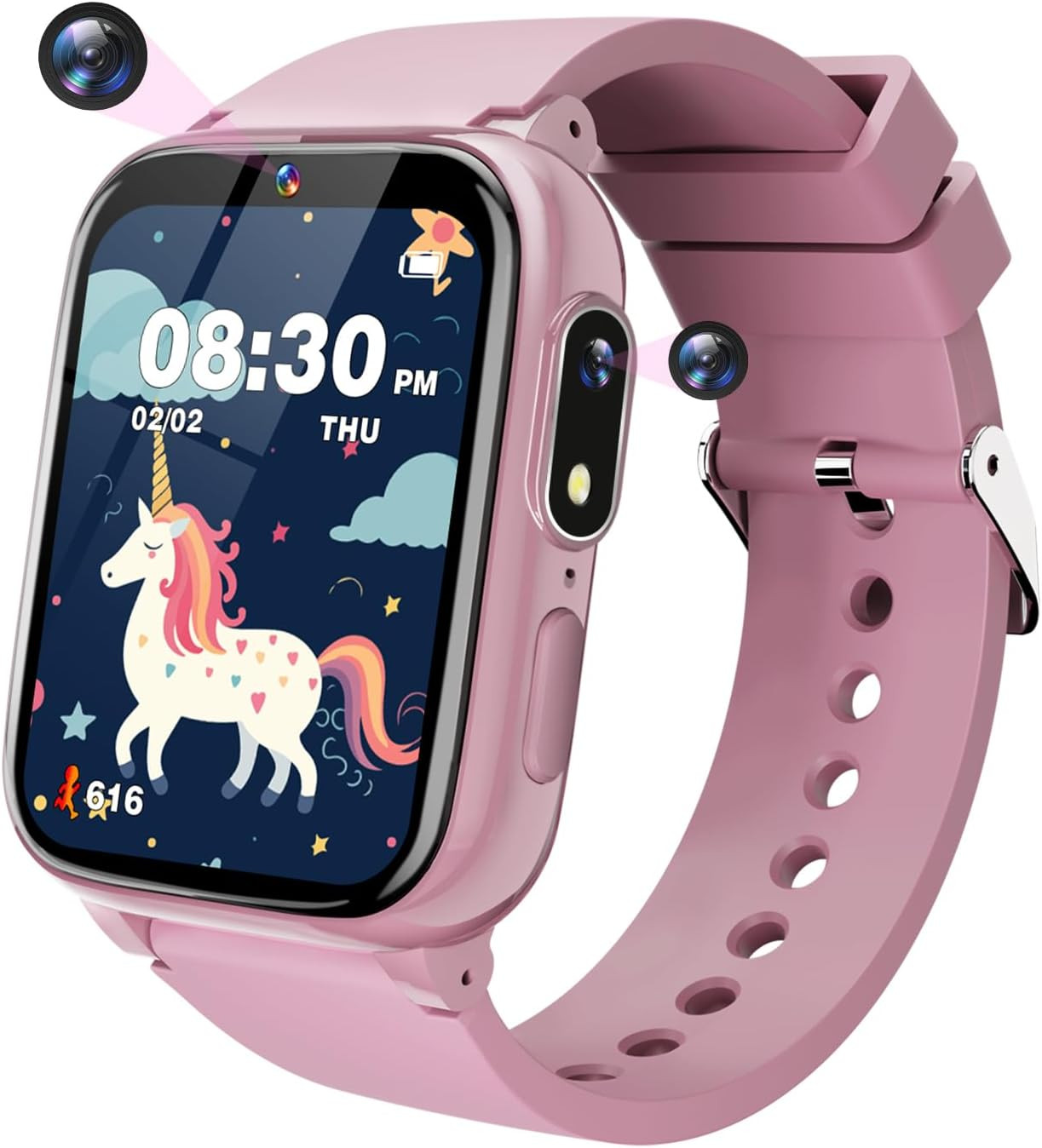 Reloj inteligente para ninas 6-10 anos con pantalla tactil camaras y juegos MP3