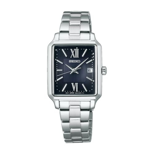 Seiko Selection Women’s S Series Solar Radio-Controlled Square with Date SWFH139