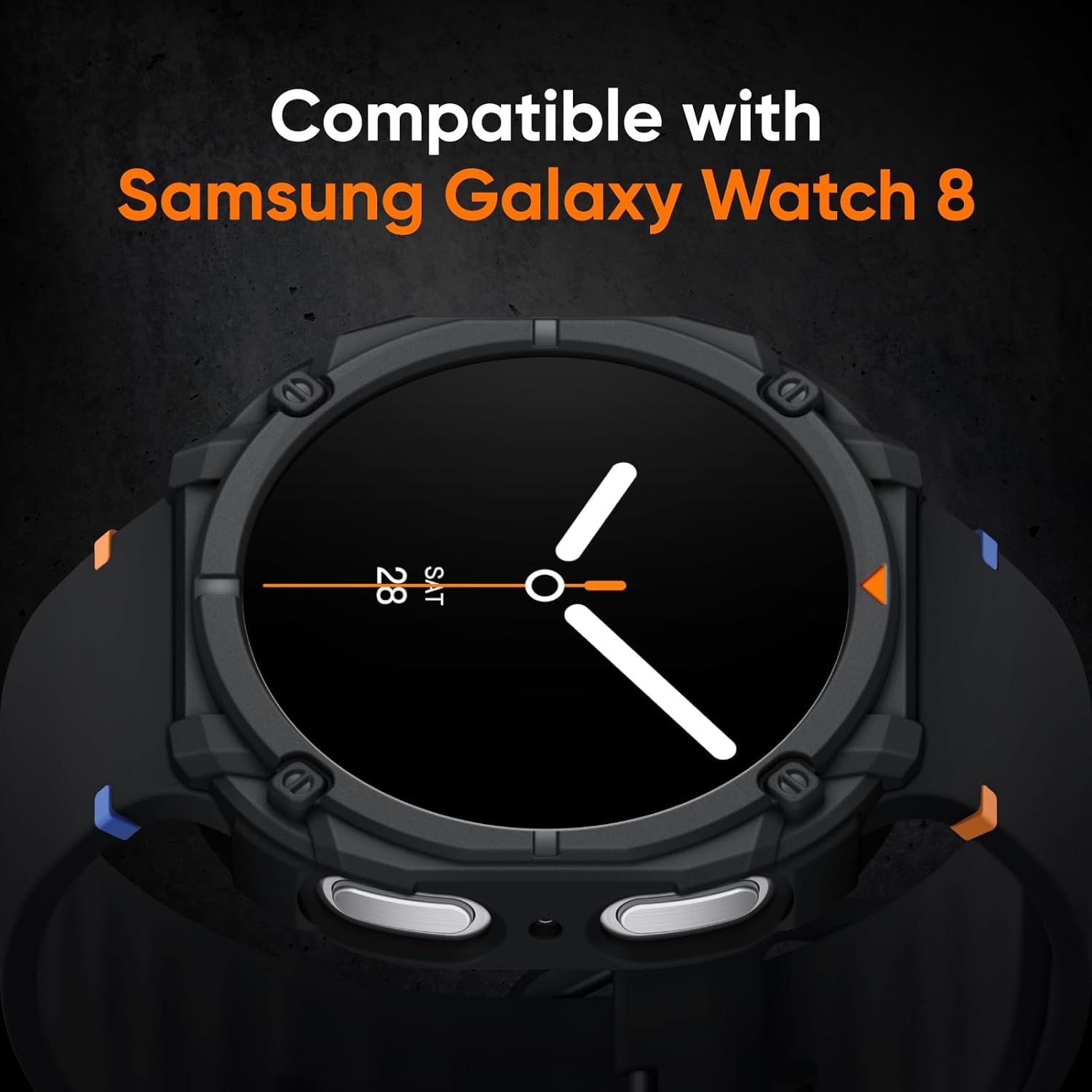 Rugged Case For Samsung Galaxy Watch Ultra 47mm, Galaxy Watch 8 40mm/44mm