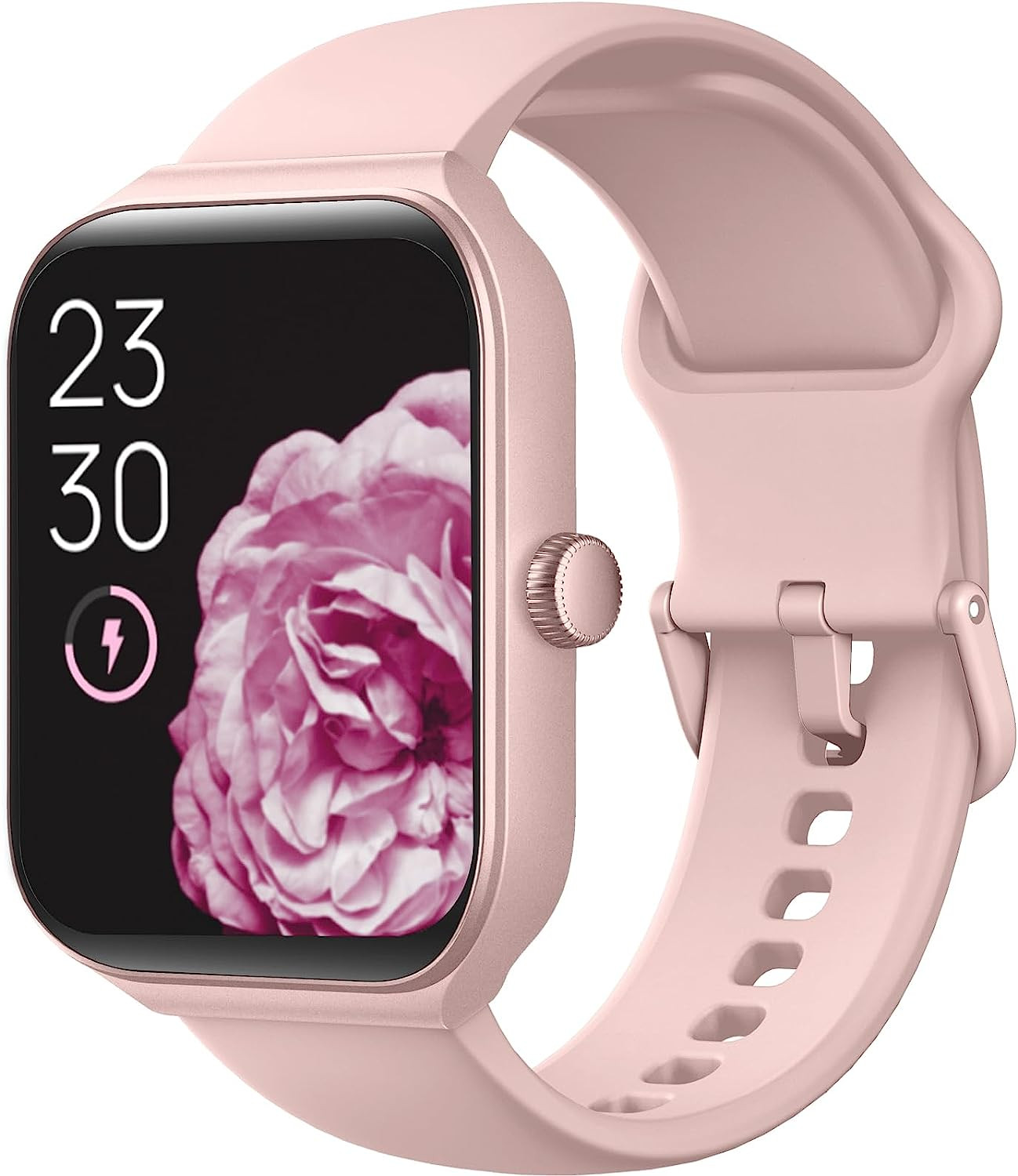 Smart Watch for Women Alexa Built-In, 1.95″ Fitness Tracker with Answer/Make Cal