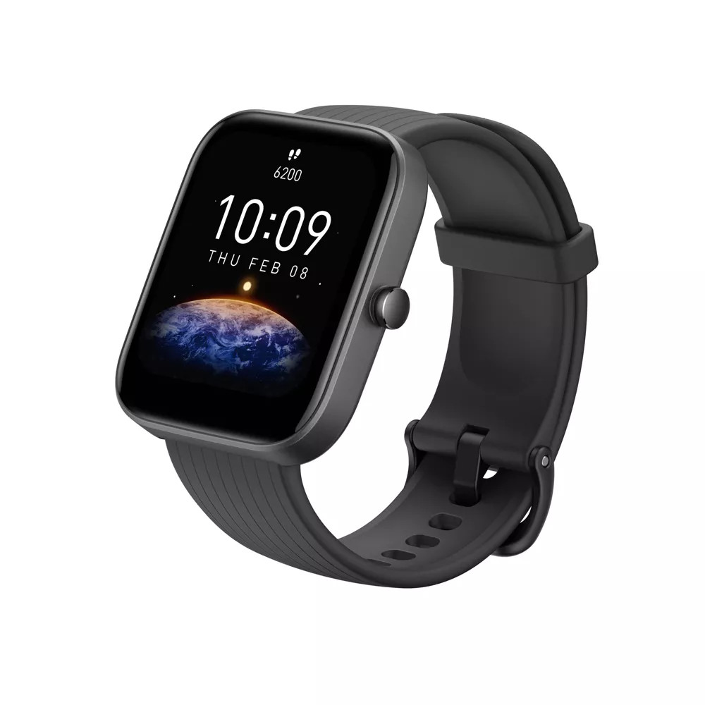 Amazfit W2171US1N Bip 3 Pro Smartwatch, Black