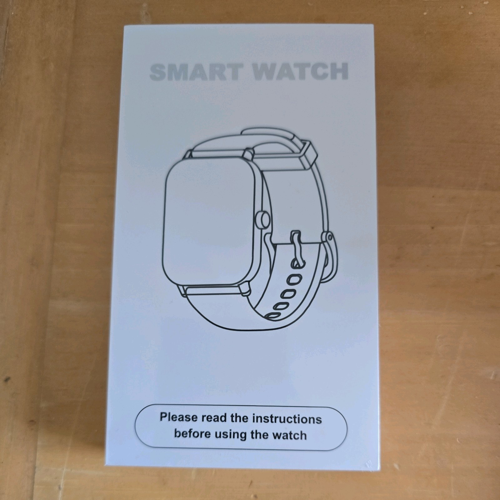 Jacoosa Smart Watch 1.85″ Fitness Watch Compatible with Android & iOS, Black