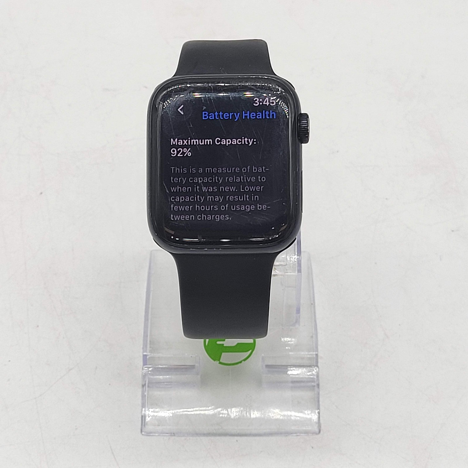 Unlocked Apple Watch SE 2nd Gen 44MM Midnight Aluminum Black Sport Band A2727