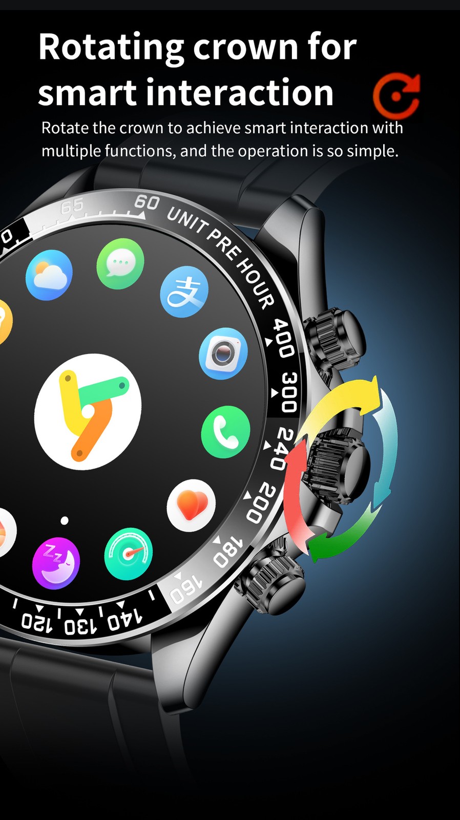 Men Smart Watch 1.43″ AMOLED Screen Bluetooth Call Stainless Steel Luxury Sport