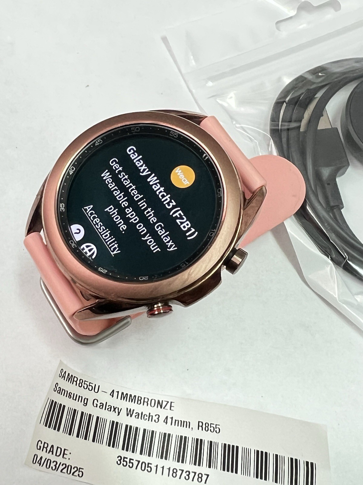 Samsung Galaxy Watch3 SM-R855 41mm bronze Stainless Steel Case