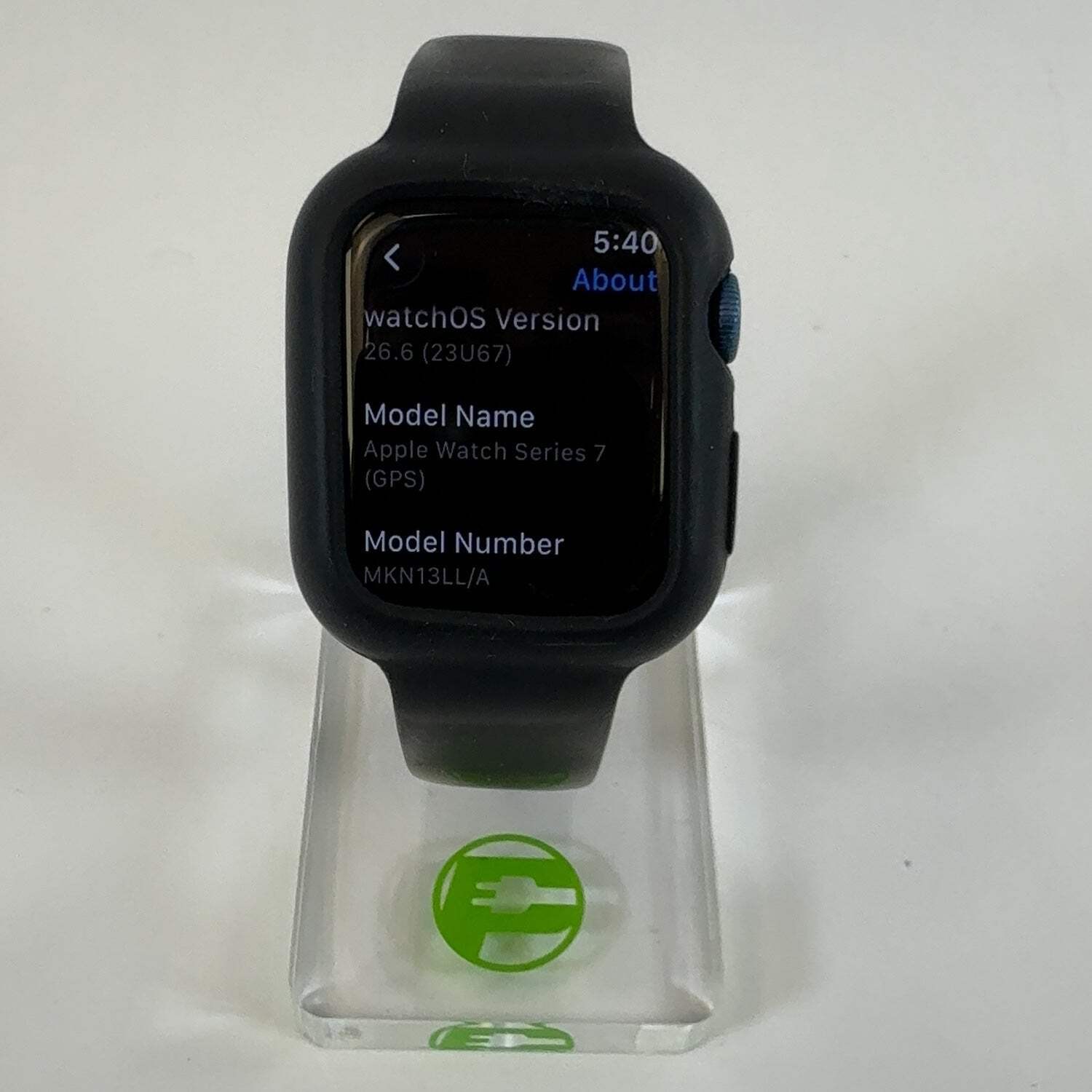 Broken GPS Only Apple Watch Series 7 41MM Aluminum MKN13LL/A READ
