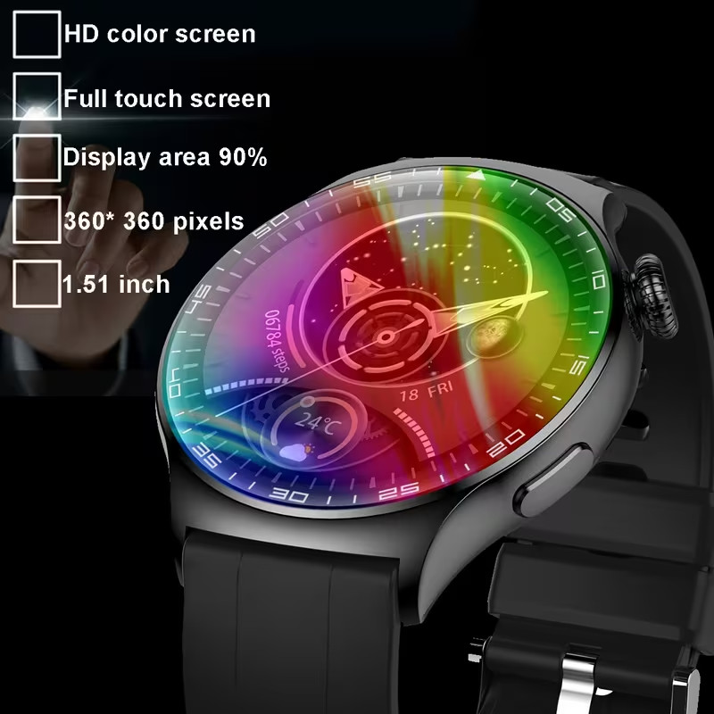 Smart Watch, Bluetooth Call Fitness Tracker, IP68 Waterproof, for Android iPhone