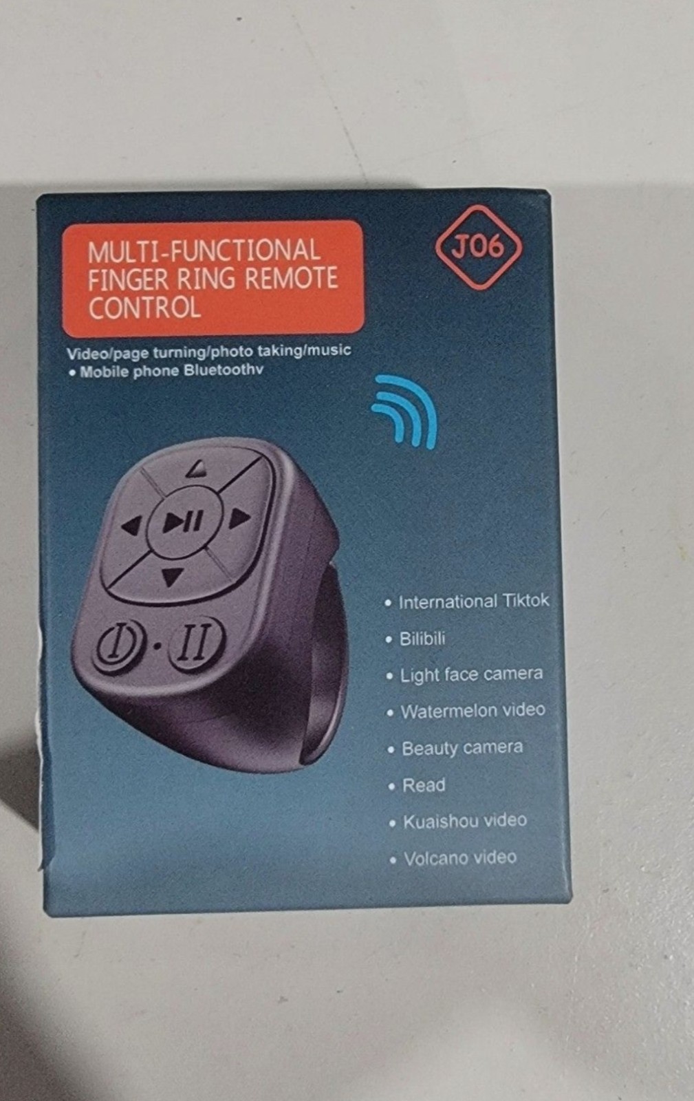Bluetooth Scrolling Ring Works With Any Phone Or Tablet