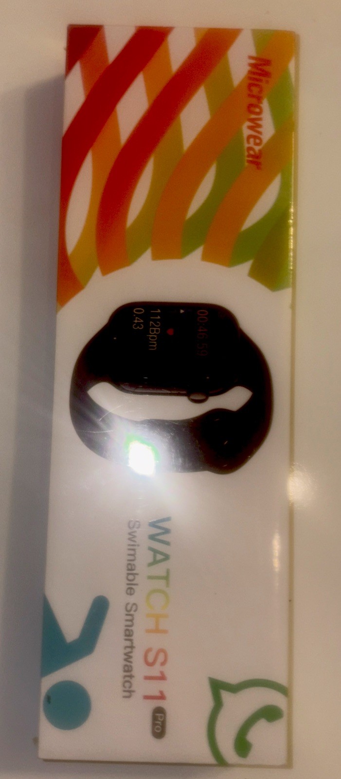 Microwear Watch S11 Pro Swimable Smartwatch 1 GB storage