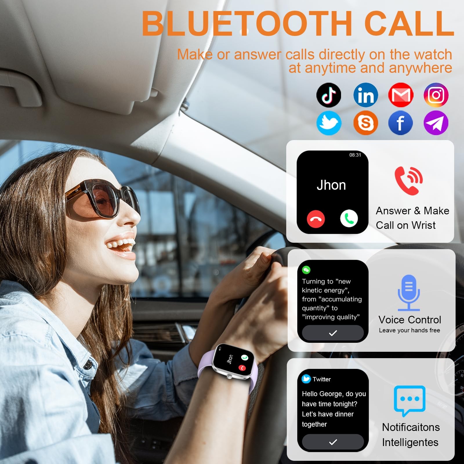 Smart Watch for Men Women (Answer/Make Call), 2026 New 1.91″ HD SmartWatch, F…