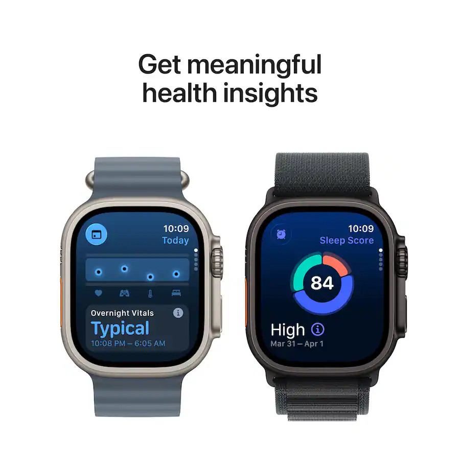 Apple Watch Ultra 3 GPS + Cellular 49mm Natural Titanium Case Blue/Bright Blue