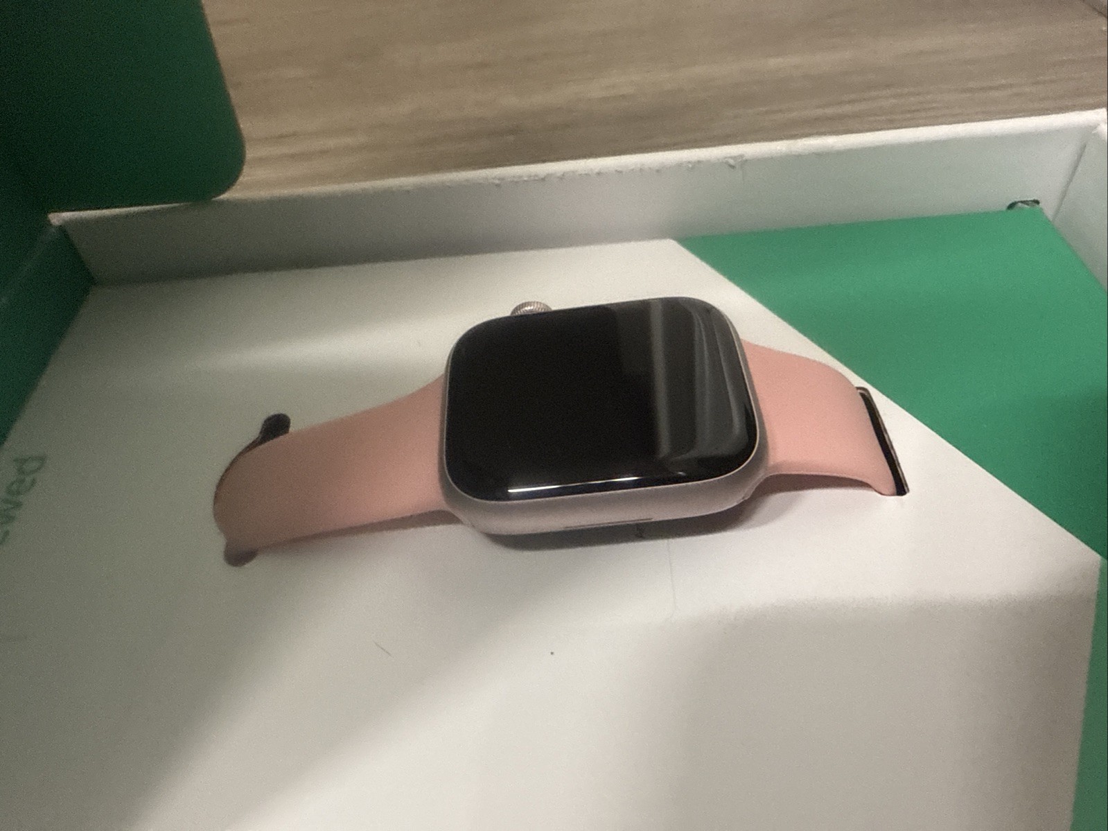 Apple Watch Series 9 (GPS 45mm) Pink Aluminum Case with Pink Sport Band -S/M