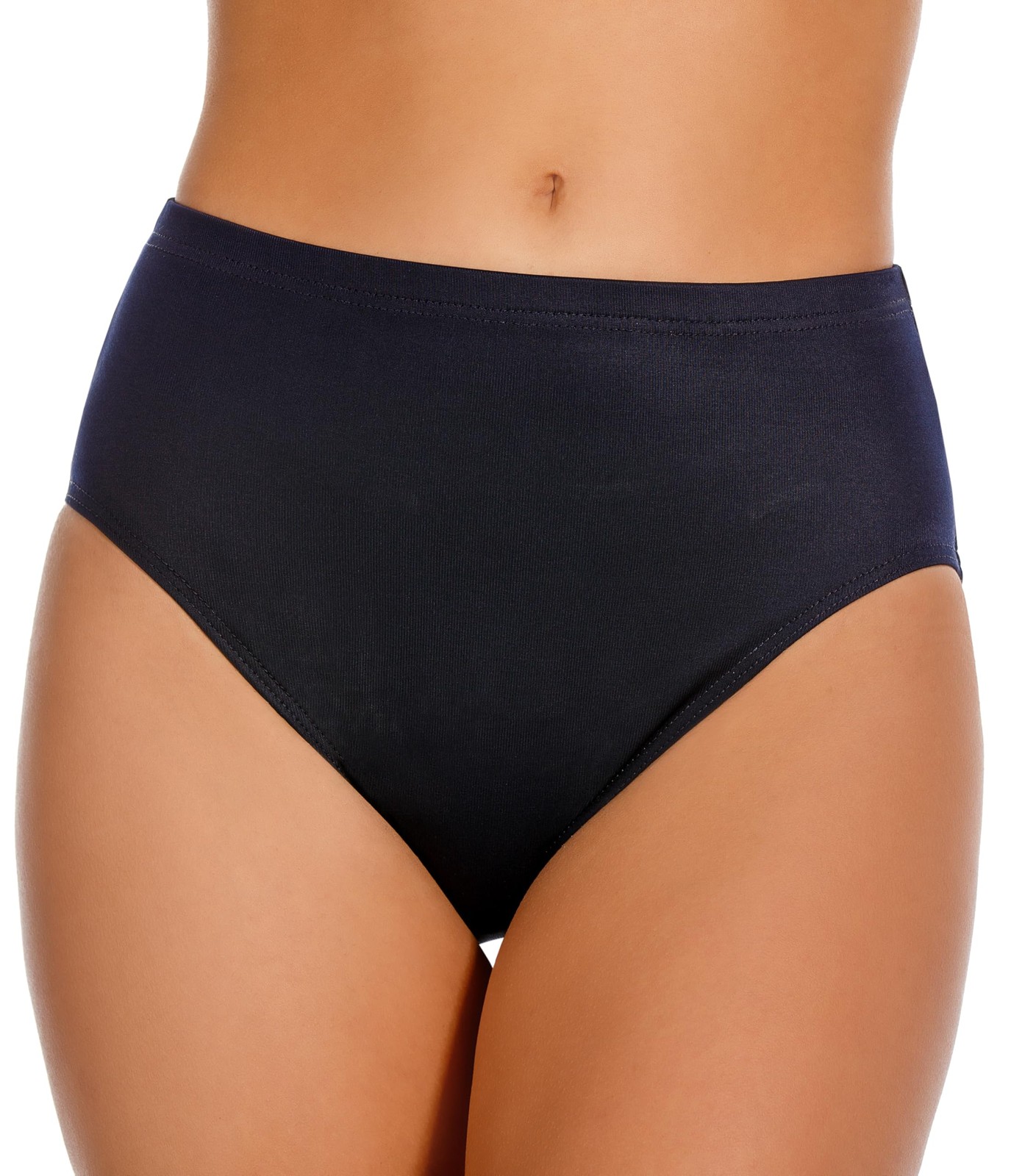 Women’s Swimwear Basic Pant High Waist Slimming Brief Bathing Suit Bottom, Bl…