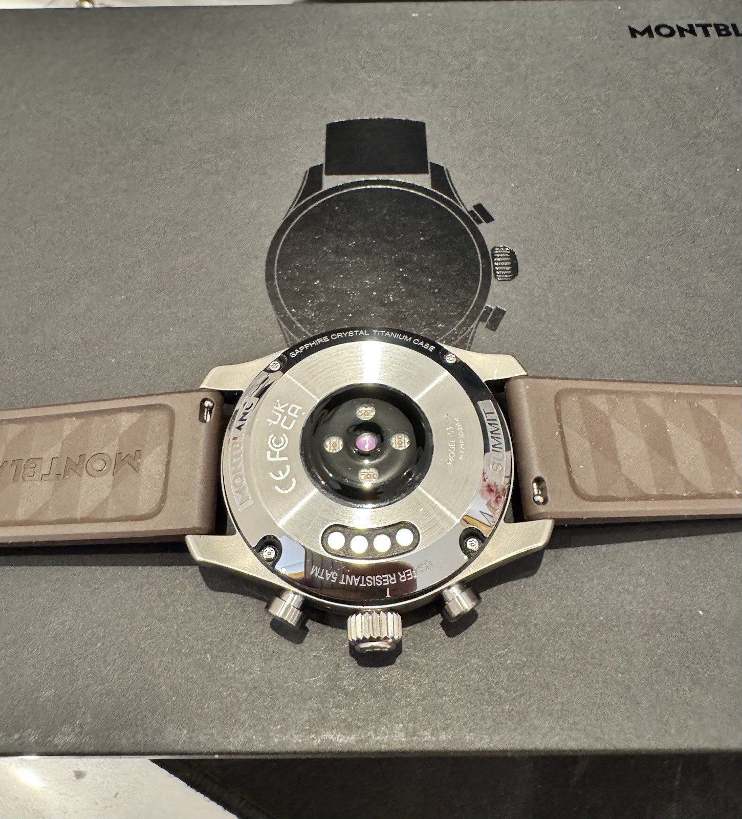 Montblanc Summit 3 Titanium and Rose Gold – Ref. 131798 – Full Set of 4 Straps